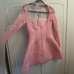 Pink Lace babydoll dress